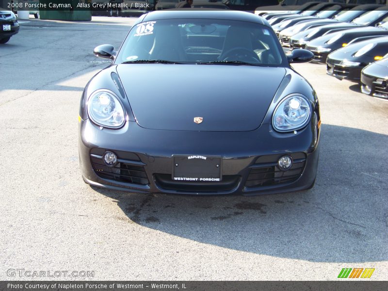 Atlas Grey Metallic / Black 2008 Porsche Cayman