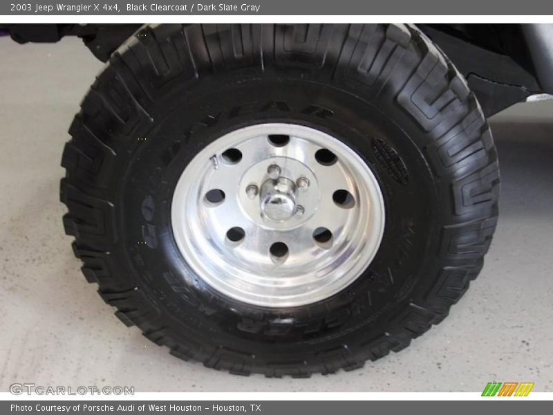Black Clearcoat / Dark Slate Gray 2003 Jeep Wrangler X 4x4