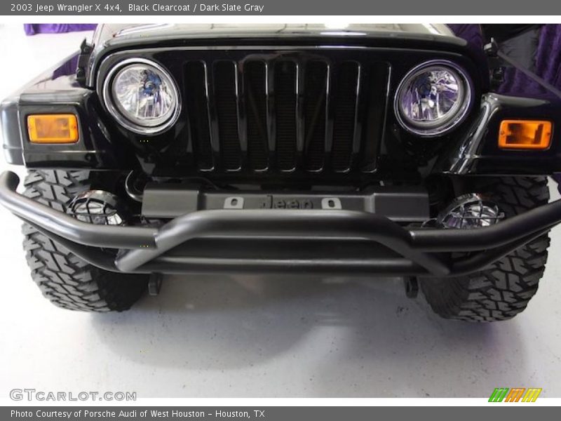 Black Clearcoat / Dark Slate Gray 2003 Jeep Wrangler X 4x4