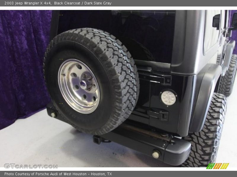 Black Clearcoat / Dark Slate Gray 2003 Jeep Wrangler X 4x4