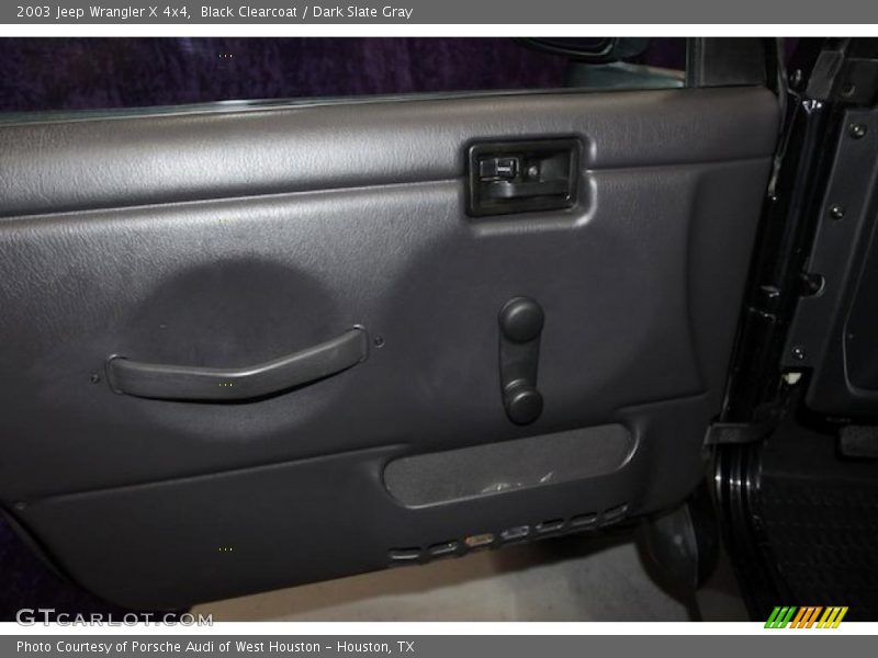 Black Clearcoat / Dark Slate Gray 2003 Jeep Wrangler X 4x4
