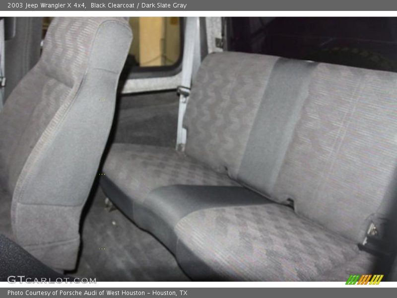 Black Clearcoat / Dark Slate Gray 2003 Jeep Wrangler X 4x4