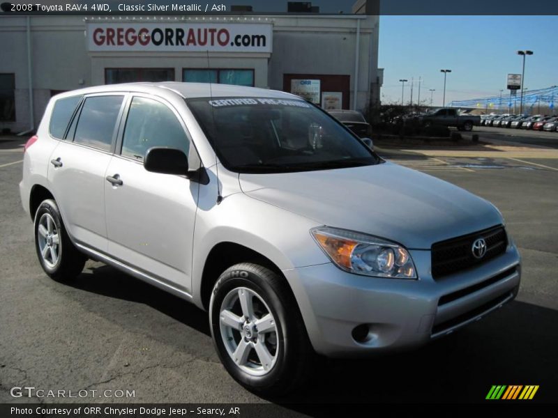 Classic Silver Metallic / Ash 2008 Toyota RAV4 4WD