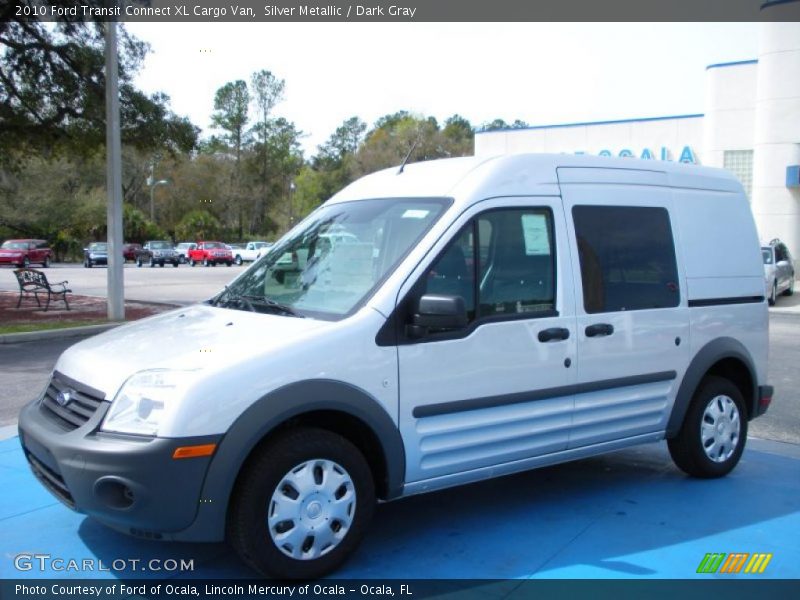 Silver Metallic / Dark Gray 2010 Ford Transit Connect XL Cargo Van