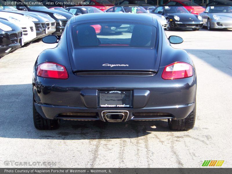Atlas Grey Metallic / Black 2008 Porsche Cayman