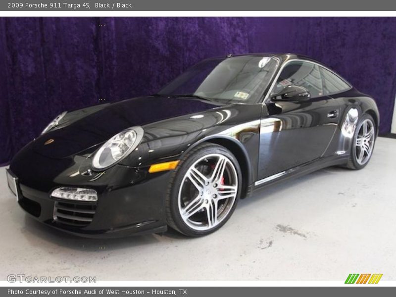 Black / Black 2009 Porsche 911 Targa 4S