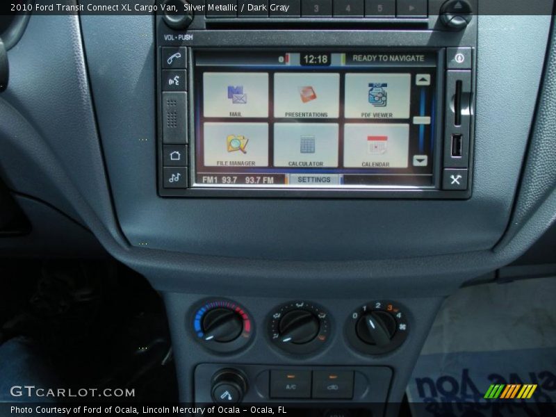 Silver Metallic / Dark Gray 2010 Ford Transit Connect XL Cargo Van