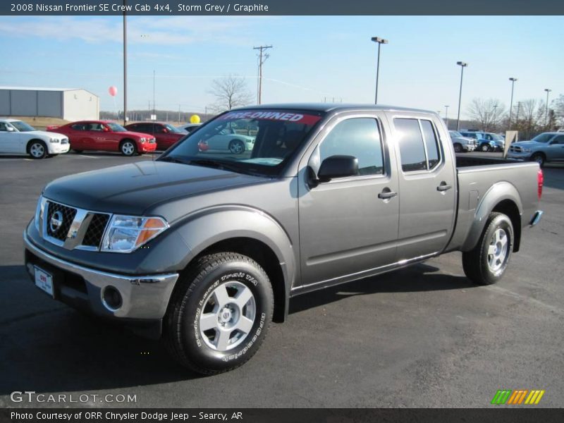 Storm Grey / Graphite 2008 Nissan Frontier SE Crew Cab 4x4