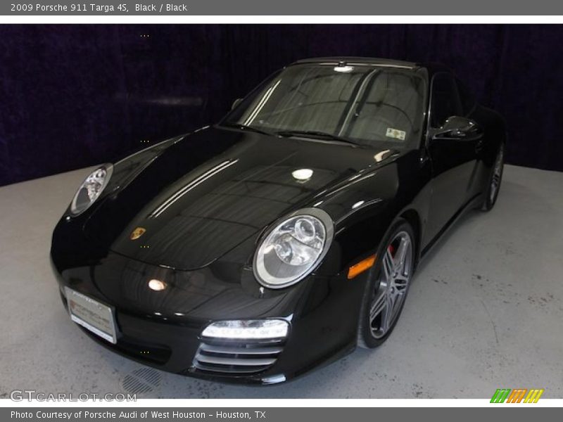 Black / Black 2009 Porsche 911 Targa 4S