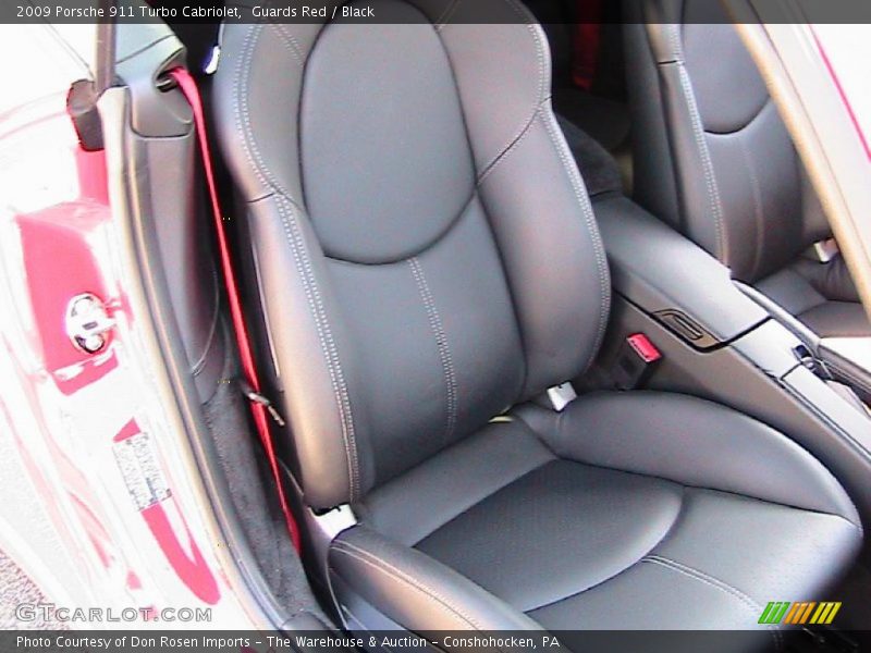 Guards Red / Black 2009 Porsche 911 Turbo Cabriolet