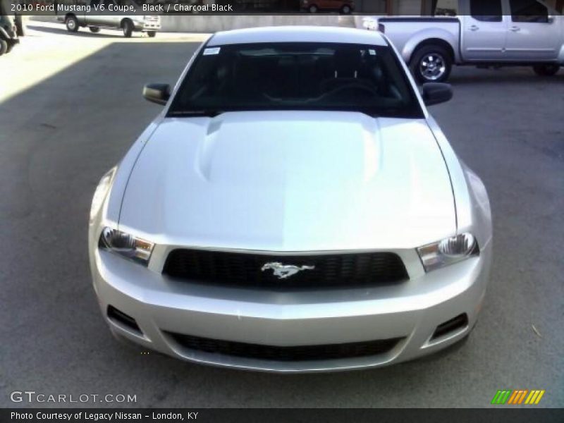 Black / Charcoal Black 2010 Ford Mustang V6 Coupe