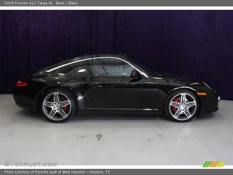 Black / Black 2009 Porsche 911 Targa 4S