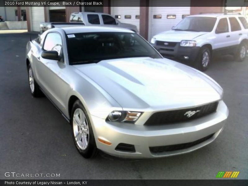 Black / Charcoal Black 2010 Ford Mustang V6 Coupe
