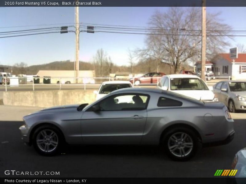 Black / Charcoal Black 2010 Ford Mustang V6 Coupe