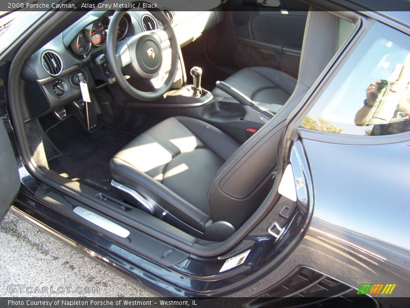 Atlas Grey Metallic / Black 2008 Porsche Cayman