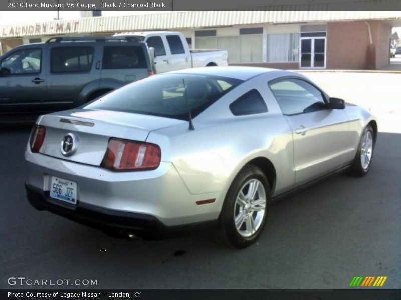 Black / Charcoal Black 2010 Ford Mustang V6 Coupe