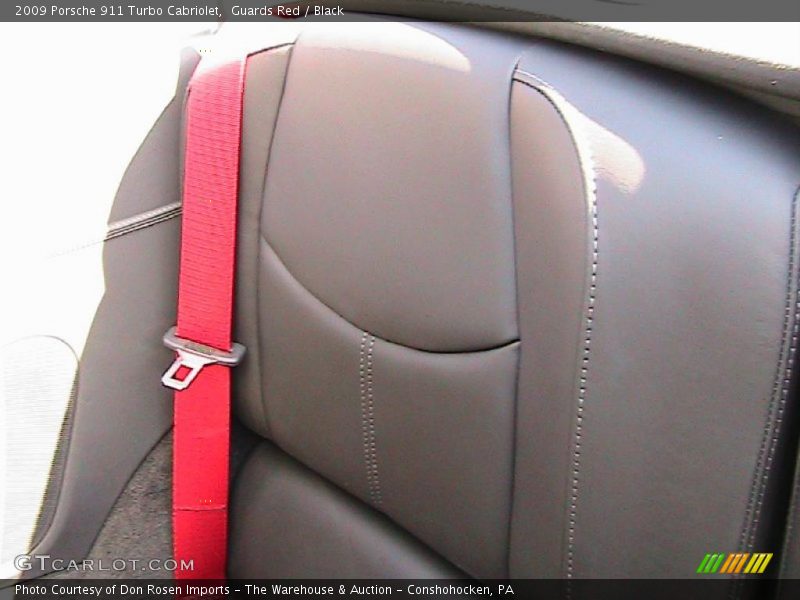 Guards Red / Black 2009 Porsche 911 Turbo Cabriolet