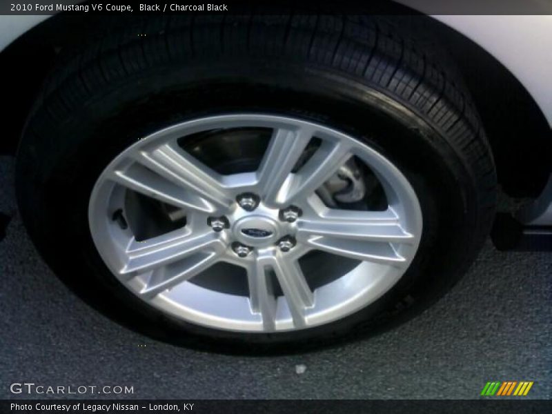 Black / Charcoal Black 2010 Ford Mustang V6 Coupe