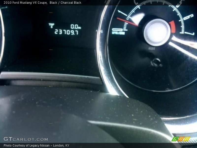 Black / Charcoal Black 2010 Ford Mustang V6 Coupe
