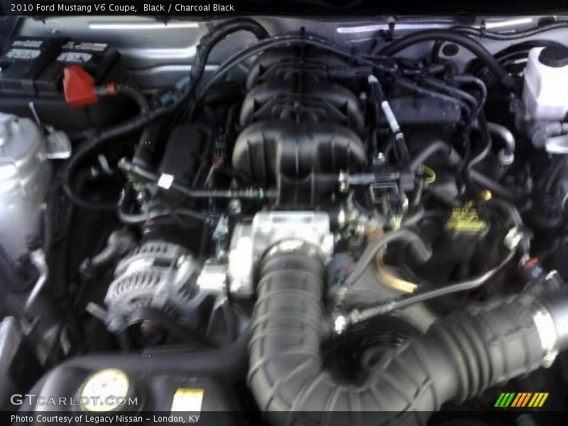 Black / Charcoal Black 2010 Ford Mustang V6 Coupe
