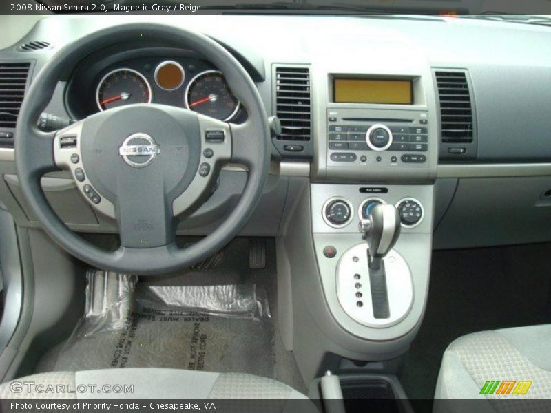 Magnetic Gray / Beige 2008 Nissan Sentra 2.0