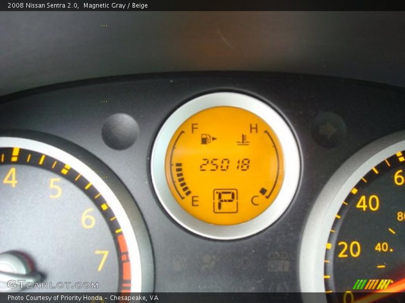 Magnetic Gray / Beige 2008 Nissan Sentra 2.0