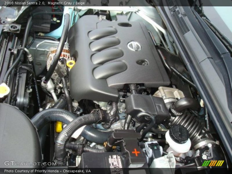 Magnetic Gray / Beige 2008 Nissan Sentra 2.0