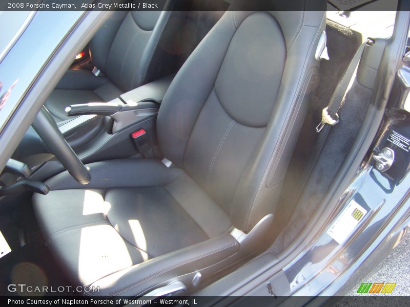 Atlas Grey Metallic / Black 2008 Porsche Cayman