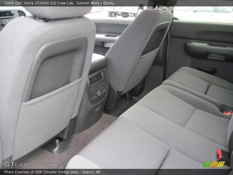 Summit White / Ebony 2008 GMC Sierra 2500HD SLE Crew Cab