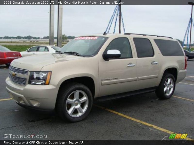 Gold Mist Metallic / Light Cashmere/Ebony 2008 Chevrolet Suburban 1500 LTZ 4x4