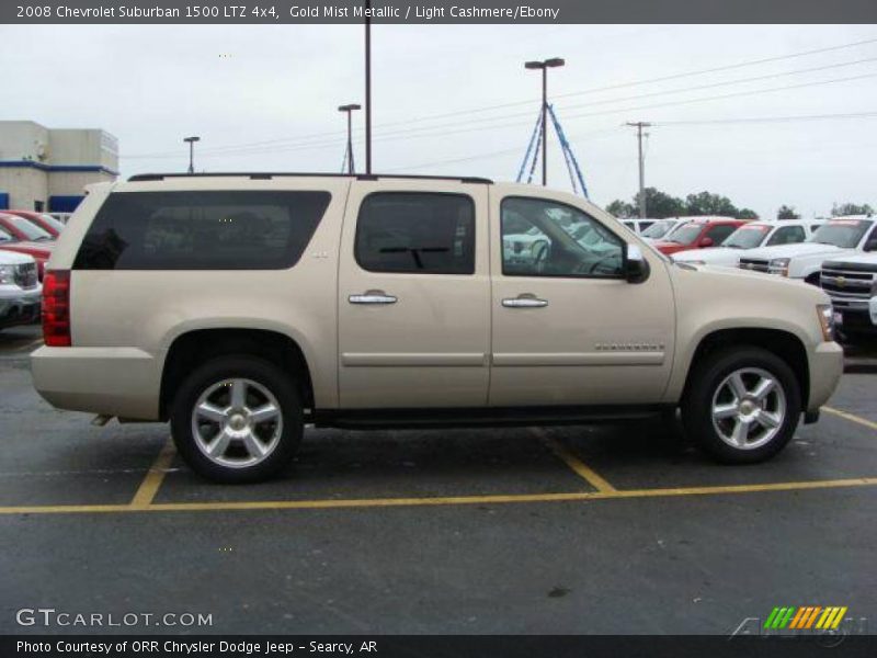 Gold Mist Metallic / Light Cashmere/Ebony 2008 Chevrolet Suburban 1500 LTZ 4x4