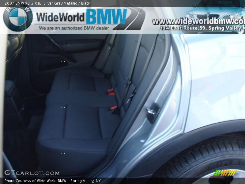 Silver Grey Metallic / Black 2007 BMW X3 3.0si