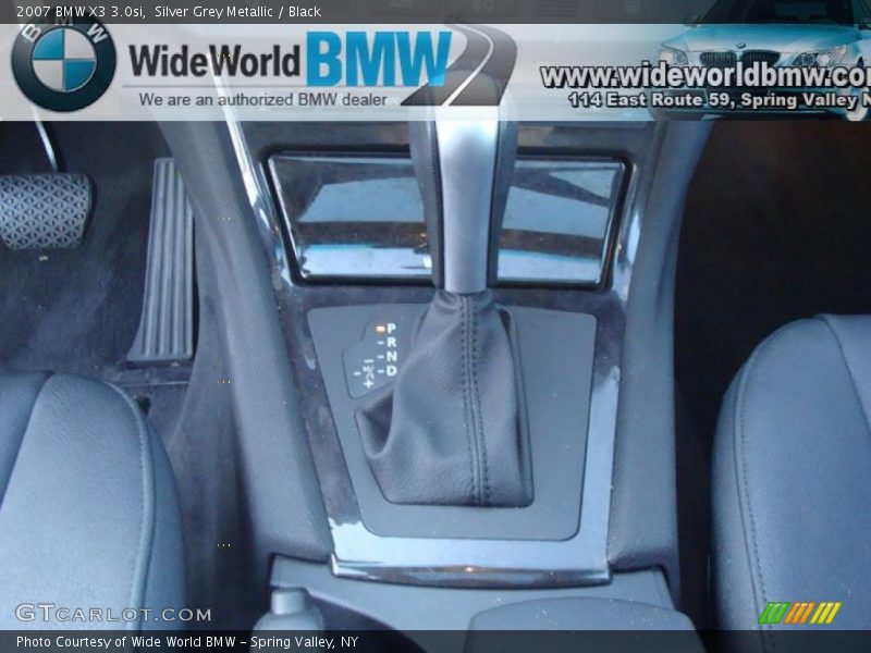 Silver Grey Metallic / Black 2007 BMW X3 3.0si