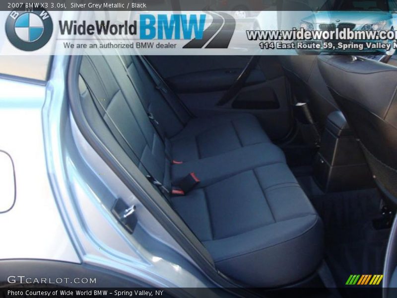Silver Grey Metallic / Black 2007 BMW X3 3.0si