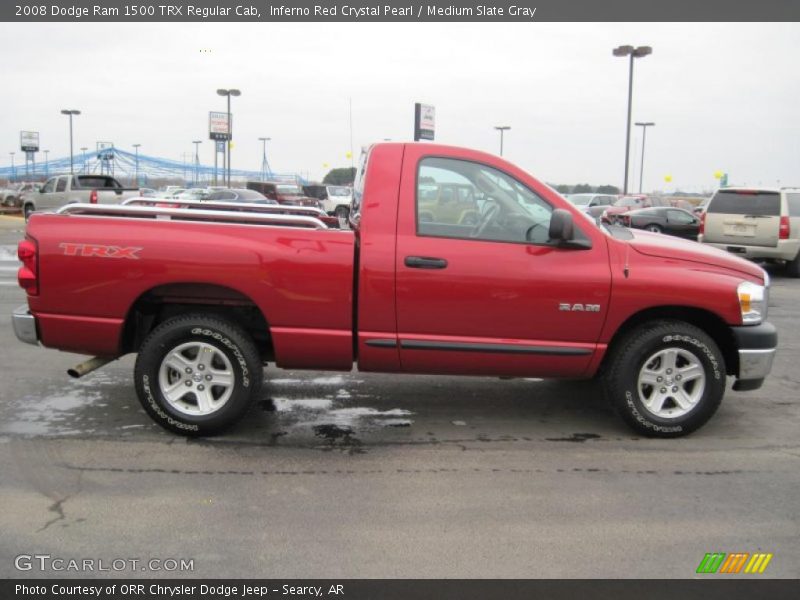 Inferno Red Crystal Pearl / Medium Slate Gray 2008 Dodge Ram 1500 TRX Regular Cab