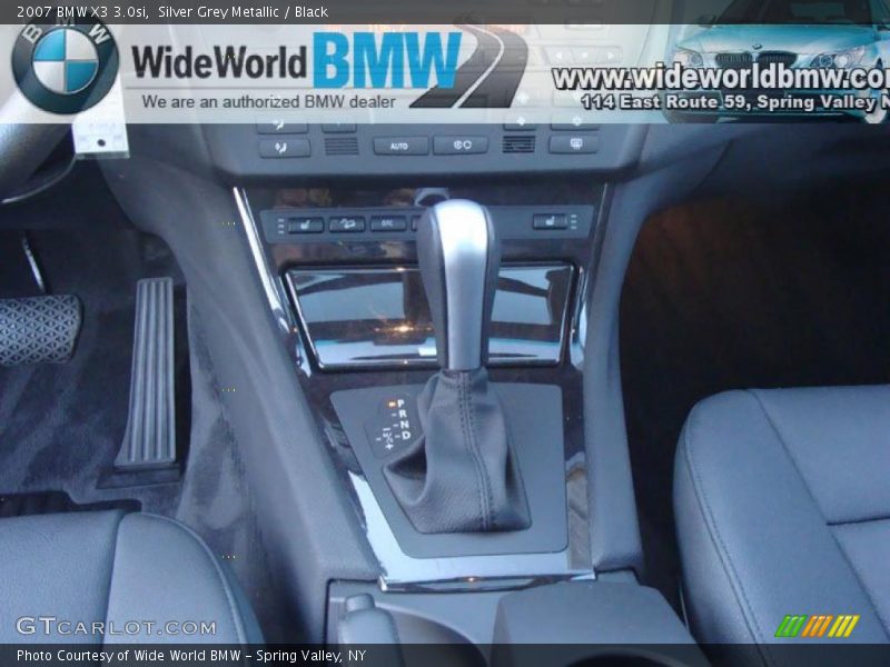 Silver Grey Metallic / Black 2007 BMW X3 3.0si
