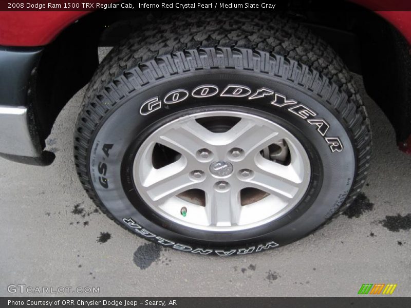 Inferno Red Crystal Pearl / Medium Slate Gray 2008 Dodge Ram 1500 TRX Regular Cab