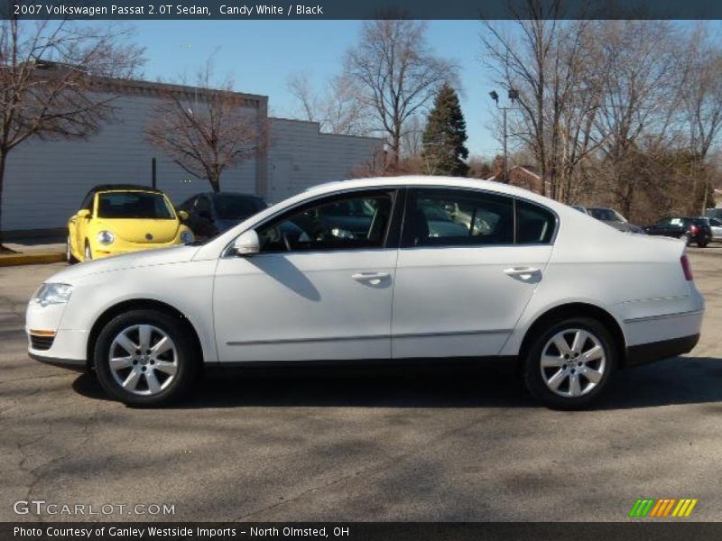 Candy White / Black 2007 Volkswagen Passat 2.0T Sedan