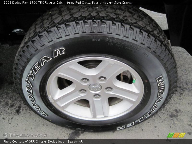 Inferno Red Crystal Pearl / Medium Slate Gray 2008 Dodge Ram 1500 TRX Regular Cab