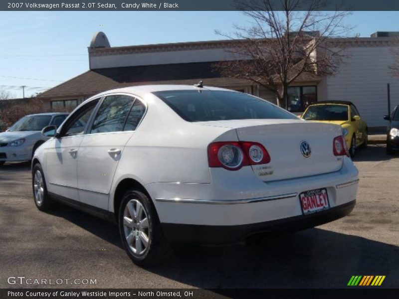 Candy White / Black 2007 Volkswagen Passat 2.0T Sedan