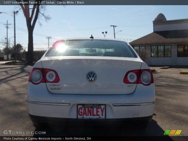 Candy White / Black 2007 Volkswagen Passat 2.0T Sedan