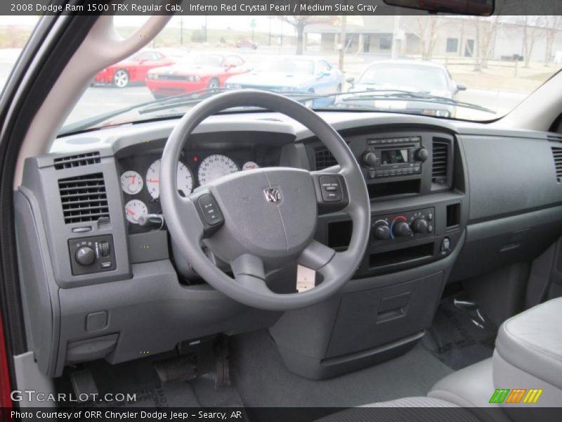 Inferno Red Crystal Pearl / Medium Slate Gray 2008 Dodge Ram 1500 TRX Regular Cab