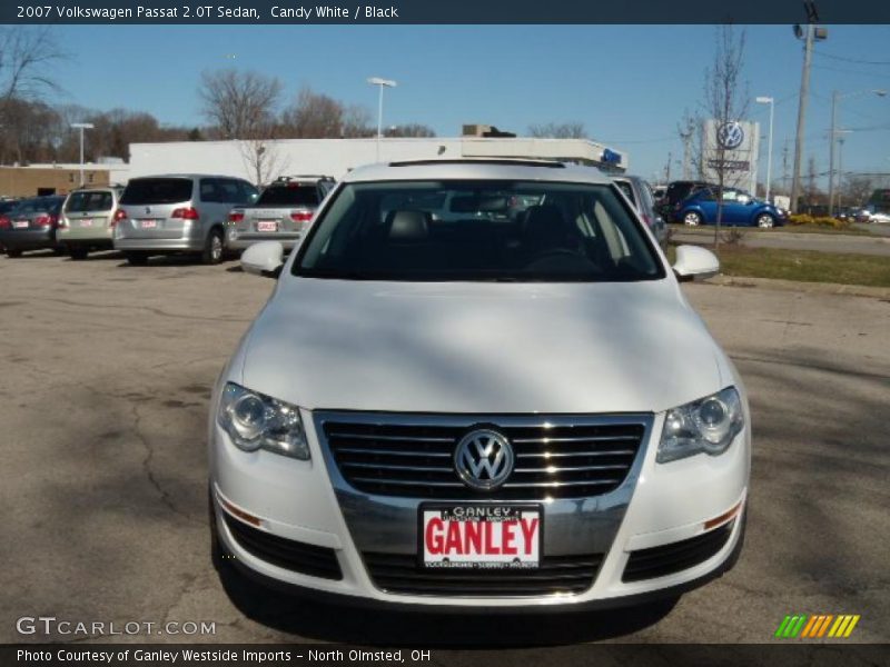 Candy White / Black 2007 Volkswagen Passat 2.0T Sedan