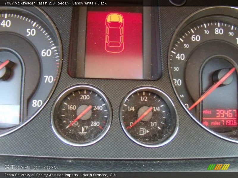 Candy White / Black 2007 Volkswagen Passat 2.0T Sedan