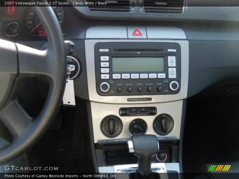 Candy White / Black 2007 Volkswagen Passat 2.0T Sedan