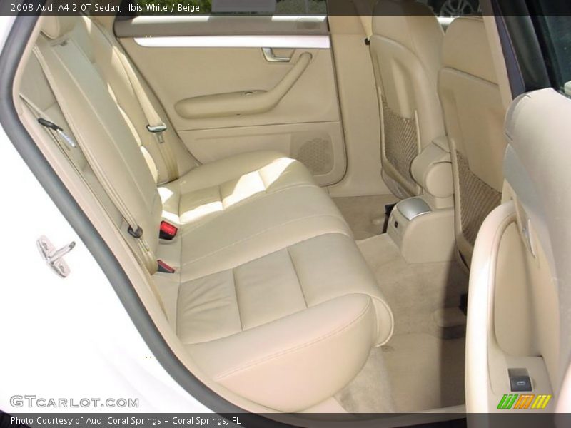 Ibis White / Beige 2008 Audi A4 2.0T Sedan