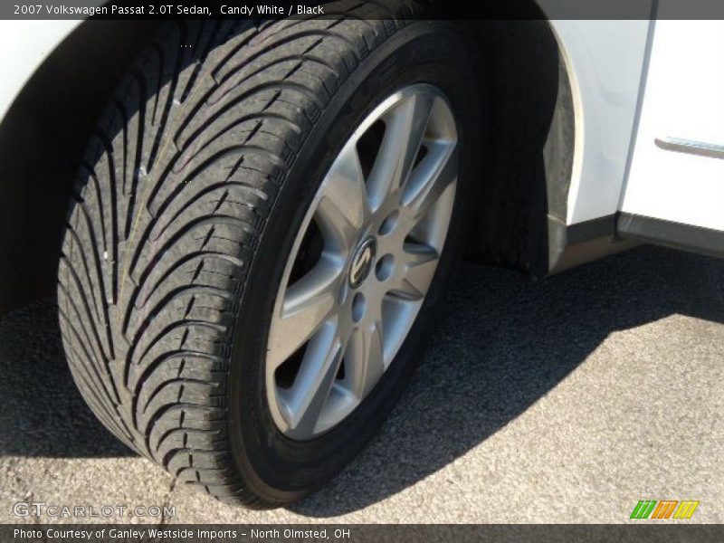 Candy White / Black 2007 Volkswagen Passat 2.0T Sedan