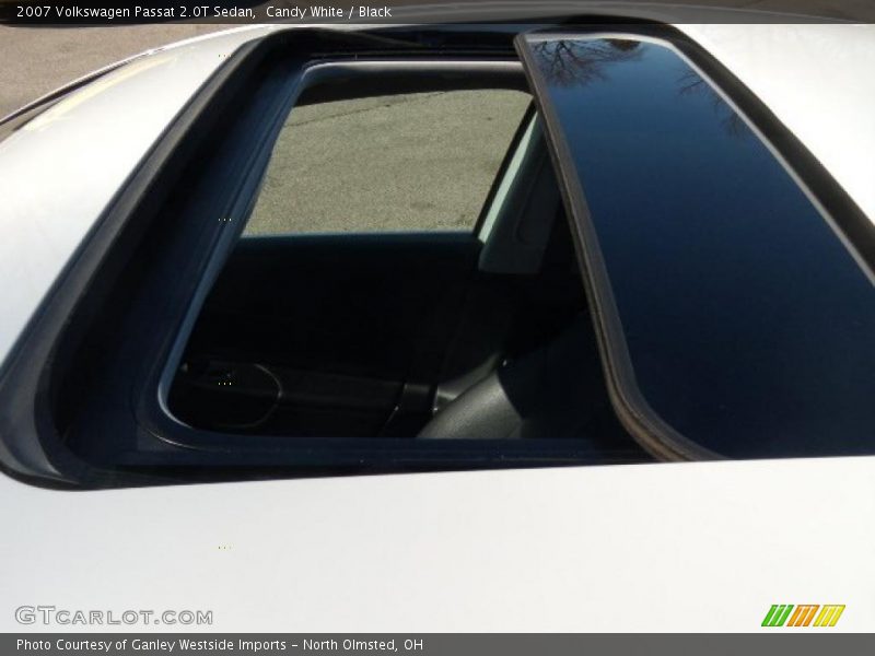 Candy White / Black 2007 Volkswagen Passat 2.0T Sedan