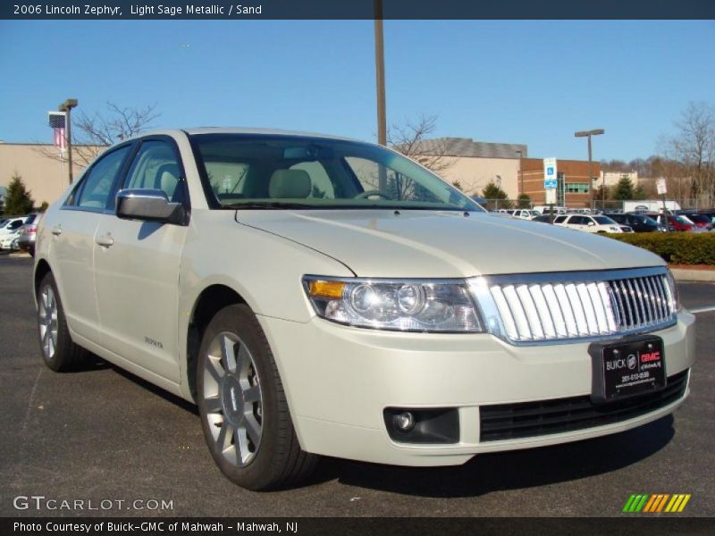 Light Sage Metallic / Sand 2006 Lincoln Zephyr