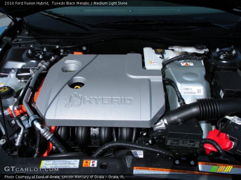 Tuxedo Black Metallic / Medium Light Stone 2010 Ford Fusion Hybrid